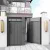 Puerta de Patio de Aleación de Aluminio, Puerta para Casa Rural de Autoconstrucción, Puerta de Villa Pura, Puerta Corredera Eléctrica Exterior, Puerta de Hierro para Jardín