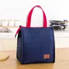 Bolsa Térmica Portátil Transfronteiriça para Marmita Tecido Oxford Espessado Bolsa Térmica para Almoço ao Ar Livre Bolsa para Almoço de Estudante Trabalhador de Escritório Bolsa Térmica