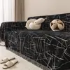 Tela para funda de sofá de chenilla, adecuada para todas las estaciones, antideslizante, antiarañazos de gato, manta de cubierta universal todo incluido para sofá