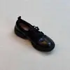 Versão em Couro Macio ~5cm de Aumento de Altura Sapatos Loafer Retro Francês com Laço e Solado Grosso Feminino Novo Estilo Acadêmico Salto Grosso Sapatos Pequenos de Couro