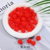 Mini Fruta Artificial Segmento de Laranja Morango Segmento de Maçã Modelo DIY Brinquedos Infantis Materiais Feitos à Mão Brinquedos de Comida em Miniatura