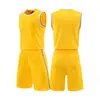 Set de Impresión de Uniformes de Baloncesto Verano Transpirable Niños de Escuela Primaria Equipo Dos Piezas Falsas Deporte Secado Rápido Uniforme de Entrenamiento de Manga Corta