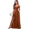 2026 Nuevo Vestido de Noche Amazon Vestido de Dama de Honor Transfronterizo Europeo y Americano Vestido Largo sin Tirantes Color Sólido Vestido de Noche para Banquete