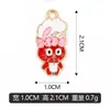 Acessórios de Pingente para Colar e Pulseira DIY de Esmalte com Personagem de Desenho Único, Venda Direta da Fábrica, Podem Ser Misturados e Enviados Transfronteiriços