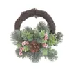 Atacado de Fabricante Transfronteiriço da Amazon Guirlandas de Natal, Decorações de Guirlanda Artificial de Rattan