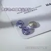 Uña Artística Morado Cristalino Fondo Puntiagudo Diamante Destello de Luz Morado Diamante de Forma Especial Mezclado Azúcar de Roca Corazón de Mariposa Joyería para Uñas Venta al por Mayor
