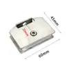 Rodillos y Clips para Puerta Corredera de Ducha, Clips Cuadrados Colgantes para Puerta Corredera de Cristal de Baño, Clips de Repuesto para Rueda de Puerta Corredera de Inodoro