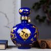 Pote de Vinho de Porcelana Branca Cerâmica Jingdezhen Tamanho 3/5 para Uso Doméstico, Pote de Armazenamento de Vinho Estilo Antigo, Garrafa Vazia, Recipiente de Vinho Selado de Alta Qualidade