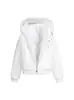 Chaqueta con capucha bordada de copo de nieve estilo retro americano para hombres y mujeres en invierno, holgada, engrosada, cálida, casual, perezosa, versátil, chaqueta de algodón