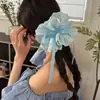 Grande Anel de Cabelo com Cordão Vazado de Renda Doce de Quatro Camadas para Menina Lolita Acessórios de Cabelo Vintage Francês