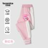 Pantalones de chándal para niñas 2024 Nuevo estilo coreano Medianos y grandes para niños Pantalones casuales de otoño e invierno Pantalones de moda para niños