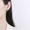 Nuevos pendientes elegantes y sencillos con hebilla de oreja japoneses y coreanos para mujer, pendientes tipo botón, comercio electrónico transfronterizo, mayorista en vivo de TikTok más vendido