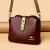 Bolso Nuevo para Mujer Textura de Cuero Suave PU Bolso Cruzado Transfronterizo Gran Capacidad Bolso Cruzado Simple Bolso Tote Elegante Bolso para Madre