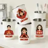 Copo de Enxaguante Bucal Doméstico de Aço Inoxidável 304, Porta-Escova de Dentes, Copo de Lavar Simples e Estiloso para Casal, Copo Espessado para Bebidas Geladas para Uso Doméstico