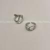 Dulce Cool Cool Cool Cool Personalidad Irregular Hueco Anillo de Superficie Curvada Pareja Diseño Nicho Anillo de Metal de Alta Textura Anillo Anillo Anillo
