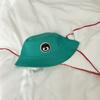 Chapéu de pescador infantil novo estilo coreano expressão engraçada proteção solar chapéu balde meninos e meninas viagem proteção solar à prova de vento chapéu de bebê