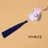 Pingente Borla Coelho de Jade Bordado Novo Estilo Nacional Chinês Estilo Antigo Ornamento de Lapela Hanfu Qipao Pingente de Bolsa Souvenir