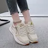 Zapatos de Mujer de Talla Grande de Comercio Exterior, Zapatos Casuales de Bloques de Color, Zapatillas Planas de Moda Nueva Primavera 2026 para Mujer H2517