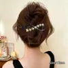 Pinza para el pelo recogido estilo coreano 2026, de alta gama, añade volumen, pinza de garra exquisita, pinza recta dulce retro, accesorio para el pelo de pinza retorcida