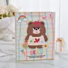 Bolsa de regalo para el Día del Niño, bolsa de regalo para estudiante de kínder, bolsa de recuerdo para fiesta de cumpleaños, bolsa de tela tipo tote de dibujos animados en stock