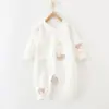 Mameluco de Algodón Puro para Bebé para Todas las Estaciones, Ropa para Recién Nacidos de Primavera y Otoño, Ropa para Bebés de 0 a 6 Meses, Ropa para Gatear