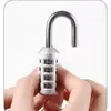 Candado de Contraseña Mini para el Hogar Cabezal de Candado Metálico Antirrobo para Maleta Mochila Gabinete Cajón Candado Pequeño Multifuncional