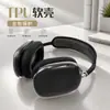Funda Transparente Impermeable de TPU Blando para Auriculares Bluetooth Apple Over-Ear Cobertura Total Adecuada para Airpodsmax Funda Protectora
