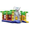 Trampolim inflável Kidsren de fábrica Tema do parque de diversões Trampolim Slide Tema do elefante Trampolim inflável da corrediça