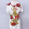 Encaje bordado estilo nacional bordado de fénix encaje soluble en agua aplique procesamiento cheongsam accesorios de ropa de mujer accesorios textiles