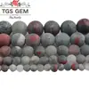 Pulseras DIY, Pulseras, Joyería de Cuentas, Accesorios de Ropa, Venta al por Mayor Piedra Natural AAA Esmerilada Amazon Cuentas Sueltas, Cuentas Redondas