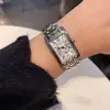 Reloj Casual Cuadrado con Correa de Acero para Mujer Dai Zhuo Reloj Cuadrado Pequeño Muy Bonito Reloj Rojo Pequeño Segundero Pequeño Reloj para Mujer Reloj para Microemprendimiento Mujer
