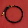 Pulsera de cuerda roja tejida a mano para bricolaje para hombres y mujeres, cuerda de mano con año de nacimiento, se puede ensartar con cuentas, pulsera de cuerda de mano con nudo de loto al por mayor