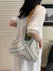 Bolso Tejido de Gran Capacidad Transfronterizo para Mujer 2026 Nuevo Bolso de Paja para Vacaciones de Verano Bolso Tote Versátil para Hombro para el Trabajo
