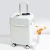 Equipaje de apertura frontal expandible para mujer pequeño de 20 pulgadas para abordar maleta trolley ligera 24 maleta para estudiantes varones