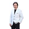 Blazer masculino formal de negócios, tamanho grande, com abotoamento simples, para comércio exterior transfronteiriço.