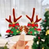 2022 Nuevo Sombrero de Navidad Pinza para el Pelo de Astas de Ciervo Infantil Accesorios para el Cabello de Niña Pequeña Pinza para el Pelo de Bebé Niñas Mujer