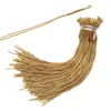 Fio de Ouro Envolto em Poliéster de 1mm Cordão para Pingente Trançado Corda para Pulseira DIY Materiais