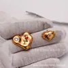 Estilo Ins Corazón Dorado Rombo Gota de Agua Diamante Rosa Acero Inoxidable Colgante para Collar DIY Colgantes para Pendientes Pulsera