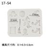 6 Conjuntos de Halloween Fantasma Caveira Palma Morcego Fondant Molde de Silicone Chocolate DIY Decorativo Molde de Silicone