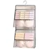 Bolsa Colgante para Guardar Ropa Interior y Calcetines Red de Almacenamiento Colgante Bolsa de Almacenamiento Colgante para Armario Dormitorio de Niñas Colgador de Puerta