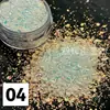 Cuentas de burbuja iridiscentes multicolor populares, grava, materiales de bricolaje para arte de uñas, uñas portátiles, relleno para fundas de teléfono y purpurina líquida