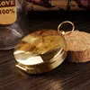 Brújula de Reloj de Bolsillo Transfronteriza Tapa abatible Montañismo Camping Dirección Acero Inoxidable Coche Brújula Norte de Alta Precisión Brújula Luminosa