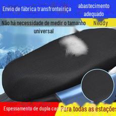 Capa de assento de carro elétrico proteção solar verão bateria espessada carro motocicleta universal capa de malha à prova d'água isolamento térmico 3D favo de mel almofada de assento
