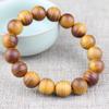 Venta al por mayor de fábrica pulsera Yabai de alto contenido de aceite 12 mm para mujer cuentas de Buda pulsera de madera Yabai anillo único material viejo fragancia a ciprés
