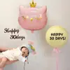 Accesorios para Fotos de Luna Llena para Niñas y Niños, Decoraciones para Bebés, Montaje para Bebé Recién Nacido, Fondo de Globos para Banquete de 100 Días en Casa