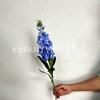 Venta al por mayor de fábrica de jacinto violeta artificial para bodas, arreglos florales de camino, decoración del hogar, hierba de golondrina voladora, flor falsa.