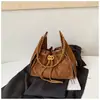 Yue Zi Estilo Coreano Simple Casual Retro Gamuza Bolso Pequeño Mujer 2025 Nueva Moda Alta Apariencia Bolso de Hombro Único