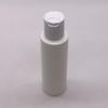 Botella vacía de plástico HDPE blanco de 100 ml con hombro plano 24-410 y boquilla de plástico para desinfectante de alcohol