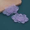 Resina imitação jade três pendurado grande flor de lótus pequeno fresco verão fresco lótus acessórios diy estilo nacional colar grinaldas acessórios