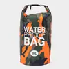Bolsa de Barril Impermeable de PVC Camuflaje Transfronteriza Bolsa Impermeable con Separación Seco y Húmedo Bolsa de Playa para Deriva Infantil Bolsa Seca Bolsa de Natación